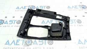 Накладка центральной консоли BMW X5 F15 14-18 черная, тычки, царапины