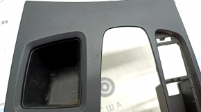 Накладка центральной консоли BMW X5 F15 14-18 черная, тычки, царапины