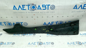 Decorație laterală pentru consola centrală, lateral dreapta, față BMW X5 F15 14-18 pânză, negru