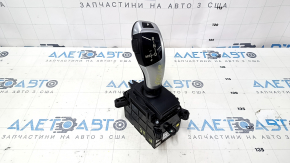 Шифтер КПП с ручкой BMW X5 F15 14-18 царапины, потерта