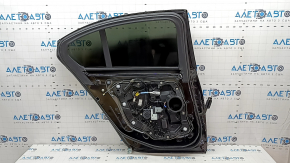Дверь в сборе задняя левая BMW 3 G20 19-26 keyless, черный 668, в пленке черный мат