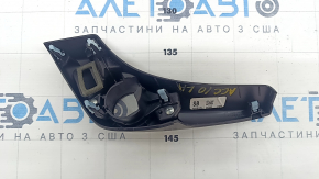 Накладка торпеды под кнопку start/stop Honda Accord 18-22 черная, царапины