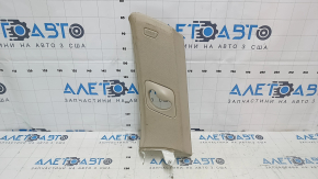 Decorație stâlp față dreapta spate BMW X5 F15 14-18 bej, curățabil uscat, zgârieturi