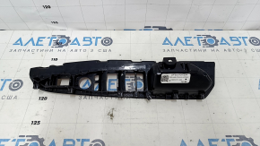 Накладка управления стеклоподъемниками передняя левая BMW X5 F15 14-18 черная с хром, скол на кромке