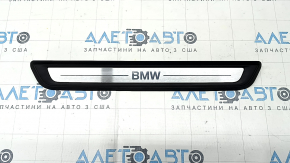 Garnitură prag față stânga exterioară BMW 3 G20 19 crom, inscripție BMW