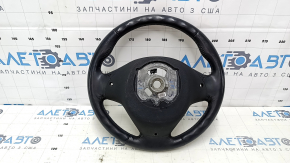 Руль голый BMW X5 F15 14-18 кожа черная с подогревом, Sport, царапины, потертость, тычка