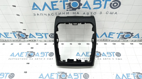 Накладка центральной консоли задняя BMW 3 G20 19-26 черная, царапины