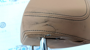 Подголовник передний левый BMW 3 G20 19-26 кожа коричневая COGNAC, надорван, под чистку