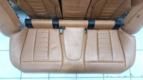 Задний ряд сидений 2 ряд BMW 3 G20 19-21 без подогрева, кожа коричневая COGNAC, под химчистку, вмятины