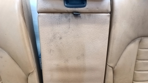 Задний ряд сидений 2 ряд BMW 3 G20 19-21 без подогрева, кожа коричневая COGNAC, под химчистку, вмятины