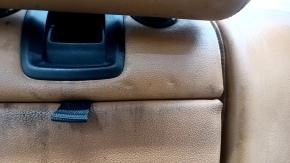 Задний ряд сидений 2 ряд BMW 3 G20 19-21 без подогрева, кожа коричневая COGNAC, под химчистку, вмятины
