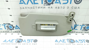 Козырек правый Volvo XC90 16-26 кожа серая с подсветкой, без крючка, царапины, вмятины, расклеилась