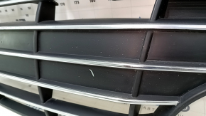 Решетка радиатора grill в сборе Hyundai Elantra AD 19-20 с эмблемой без радара, песок, надломаны крепления, сломаны крепления