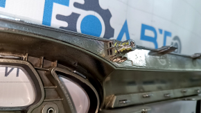Решетка радиатора grill в сборе Hyundai Elantra AD 19-20 с эмблемой без радара, песок, надломаны крепления, сломаны крепления