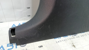 Decorație stâlp central stânga jos Hyundai Elantra AD 17-20 negru, zgârieturi