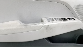 Garnitură portiere față stânga Hyundai Elantra AD 19-20 gri, cotieră cauciuc, inserție din pânză gri, turnare gri, cu mâner, zgârieturi, curățabil uscat
