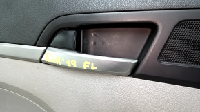 Garnitură portiere față stânga Hyundai Elantra AD 19-20 gri, cotieră cauciuc, inserție din pânză gri, turnare gri, cu mâner, zgârieturi, curățabil uscat