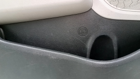 Garnitură portiere față stânga Hyundai Elantra AD 19-20 gri, cotieră cauciuc, inserție din pânză gri, turnare gri, cu mâner, zgârieturi, curățabil uscat
