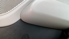 Обшивка двери карточка передняя правая Hyundai Elantra AD 19-20 серая, подлокотник резина, вставка ткань серая, молдинг серый, царапины, потерта, полезла краска, под химчистку, вмятина
