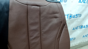 Задний ряд сидений 2 ряд левое BMW X5 F15 14-18 кожа коричневая TERRA, Comfort, подогрев, примято