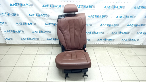 Задний ряд сидений 2 ряд правое BMW X5 F15 14-18 кожа коричневая TERRA, Comfort, подогрев, примято