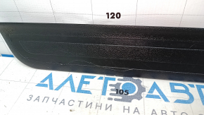 Накладка порога передняя внешняя левая Hyundai Elantra AD 17-20 черная, сломано крепление, царапины