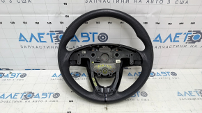 Руль голый Hyundai Elantra AD 19-20 резина черная, без кнопок и накладок, царапины