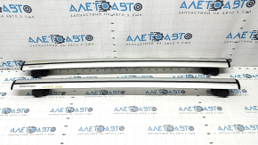 Sine transversale Volvo XC90 16-22 BRIGHTLINES 130cm, aluminiu, fara cheie