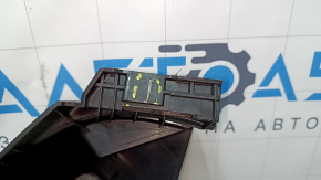 Decorație stâlp spate stânga jos Hyundai Elantra AD 17-20 negru, prindere ruptă, zgârieturi, plastic albit
