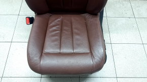 Водительское сидение BMW X5 F15 14-14 без airbag, электро, память, BASE, кожа коричневая TERRA, потертость, потрескана