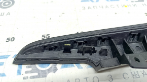 Накладка боковая центральной консоли правая BMW X5 F15 14-18 под дерево poplar wood, царапины, сломано крепление