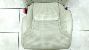 Заднее сидение левое Volvo XC90 16-23 подогрев, кожа серая, перфорация, под 3 ряда, под химчистку, царапины
