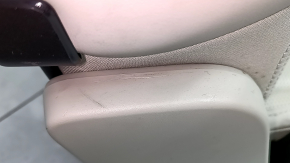Заднее сидение левое Volvo XC90 16-23 подогрев, кожа серая, перфорация, под 3 ряда, под химчистку, царапины