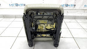 Заднее сидение правое Volvo XC90 16-23 подогрев, кожа серая, перфорация, под 3 ряда, под химчистку