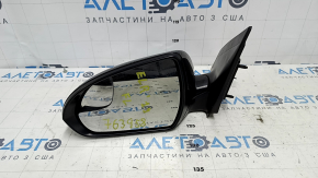 Зеркало боковое левое в сборе Hyundai Elantra AD 17-20 3 пина, черный S3, песок
