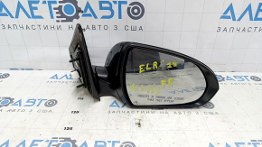 Зеркало боковое правое в сборе Hyundai Elantra AD 17-20 3 пина, черный S3, песок