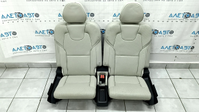Задний ряд сидений 3 ряд Volvo XC90 16-22 кожа серая, перфорация, под химчистку