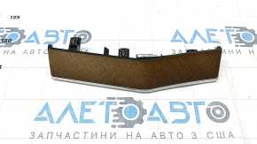 Накладка передней панели левая Volvo XC90 16-23 под дерево, глянец, с подсветкой, грецкий орех