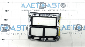 Накладка центральной консоли задняя Volvo XC90 16-25 тип 1, черный глянец, царапины