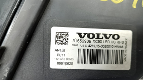 Фара передняя правая Volvo XC90 16-18 с блоками, LED, песок