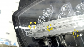 Фара передняя правая Volvo XC90 16-18 с блоками, LED, песок