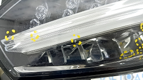 Фара передняя правая Volvo XC90 16-18 с блоками, LED, песок