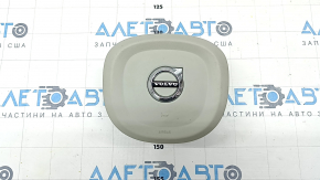 Подушка безопасности airbag в руль водительская Volvo XC90 16-23 серая, царапины
