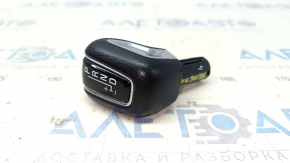 Ручка КПП Volvo XC90 16-22 кожа черная, хром, царапины