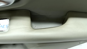 Garnitură ușă spate dreapta Volvo XC90 16-22 piele gri cu negru, sub perdea, cusături gri, cotieră și inserție piele gri, turnare de nuc, Bowers & Wilkins, zgârieturi, curățare chimică,