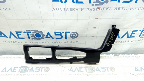 Накладка центральной консоли верхняя Volvo XC90 16-22 T5, T6, черный глянец, царапины