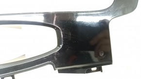 Накладка центральной консоли верхняя Volvo XC90 16-22 T5, T6, черный глянец, царапины