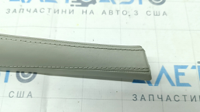 Накладка центральной консоли передняя Volvo XC90 16-25 тип 1, кожа наппа, серая, царапины, под чистку