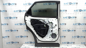 Дверь в сборе задняя левая Lexus RX350 RX450h 16-22 keyless, тонировка, белый 085, вмятина