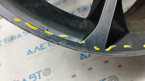 Диск колесный R19 x 9J BMW X5 F15 14-18 бордюрка, коррозия, с центральным колпачком